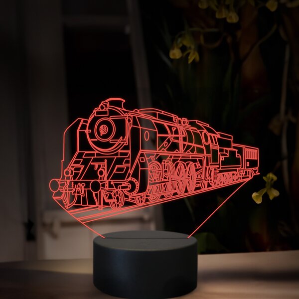 Beling 3D lampa, Parný rušeň 486.0-''Zelený Anton'', 16 farebná, SXR72