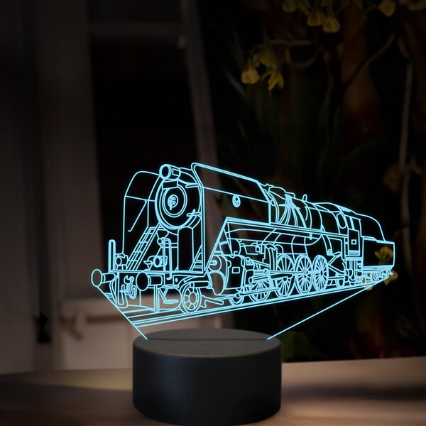 Beling 3D lampa, Parný rušeň 475.1-Šlachtična, 16 farebná, SXR70