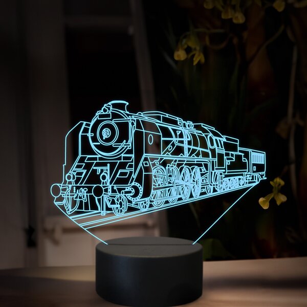 Beling 3D lampa, Parný rušeň 486.0-''Zelený Anton'', 16 farebná, SXR72