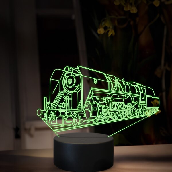 Beling 3D lampa, Parný rušeň 475.1-Šlachtična, 16 farebná, SXR70