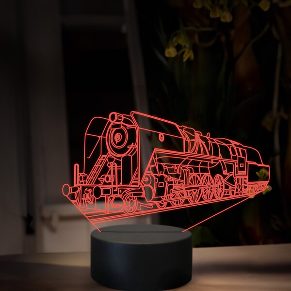 Beling 3D lampa, Parný rušeň 475.1-Šlachtična, 16 farebná, SXR70