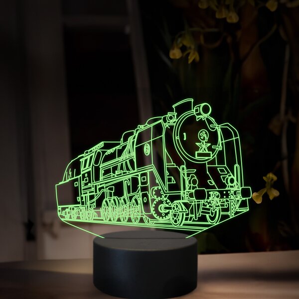 Beling 3D lampa, Parný rušeň 534.03-''Kremák'', 16 farebná, SXR76