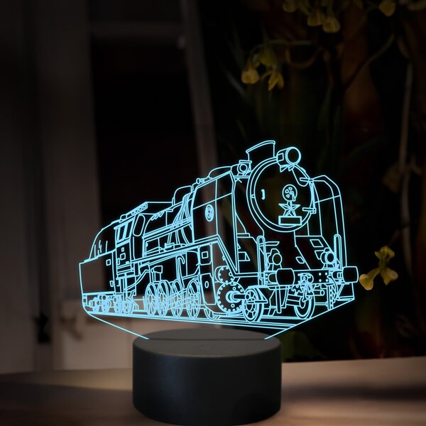 Beling 3D lampa, Parný rušeň 534.03-''Kremák'', 16 farebná, SXR76