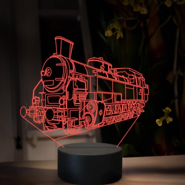 Beling 3D lampa, Parný rušeň 524.1, 16 farebná, SXR75