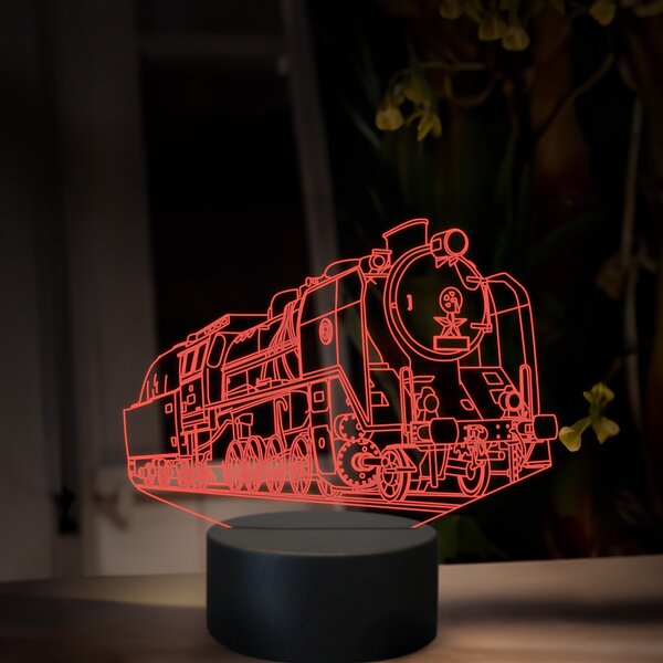 Beling 3D lampa, Parný rušeň 534.03-''Kremák'', 16 farebná, SXR76