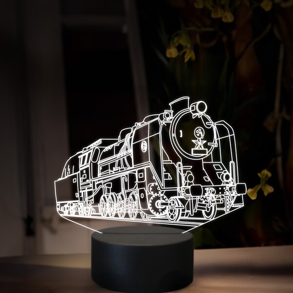 Beling 3D lampa, Parný rušeň 534.03-''Kremák'', 16 farebná, SXR76