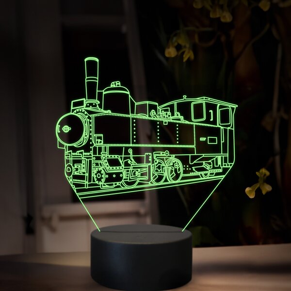 Beling 3D lampa, Parný rušeň U37.0, 16 farebná, SXR78