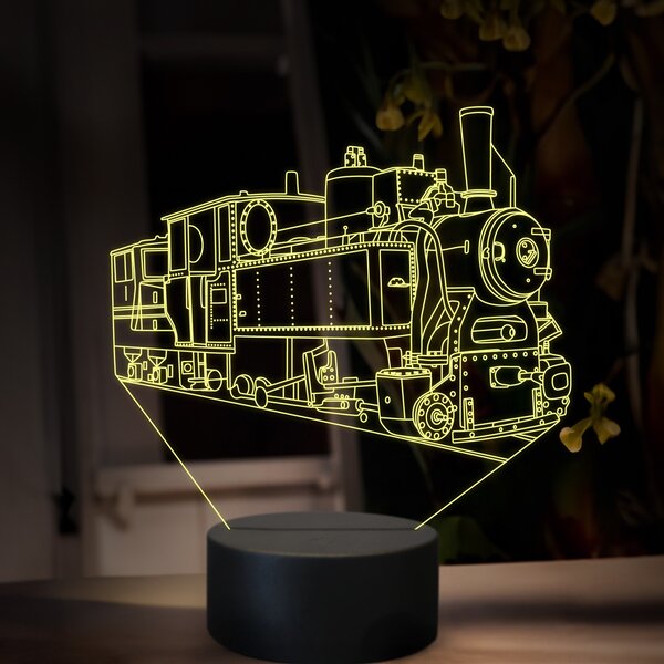 Beling 3D lampa, Parný rušeň U45.9, 16 farebná, SXR79