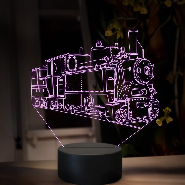 Beling 3D lampa, Parný rušeň U45.9, 16 farebná, SXR79