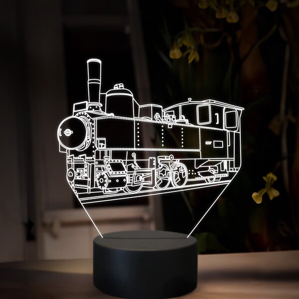 Beling 3D lampa, Parný rušeň U37.0, 16 farebná, SXR78