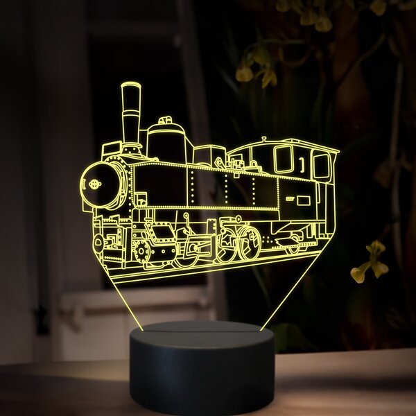 Beling 3D lampa, Parný rušeň U37.0, 16 farebná, SXR78