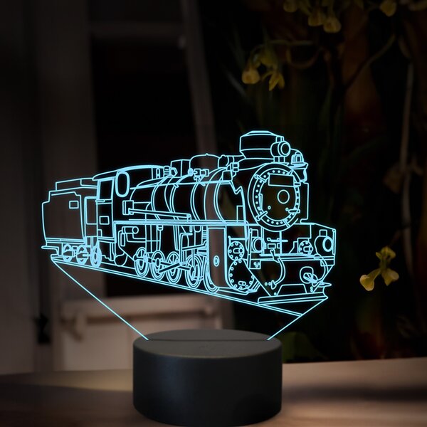 Beling 3D lampa, Parný rušeň U57.0, 16 farebná, SXR81