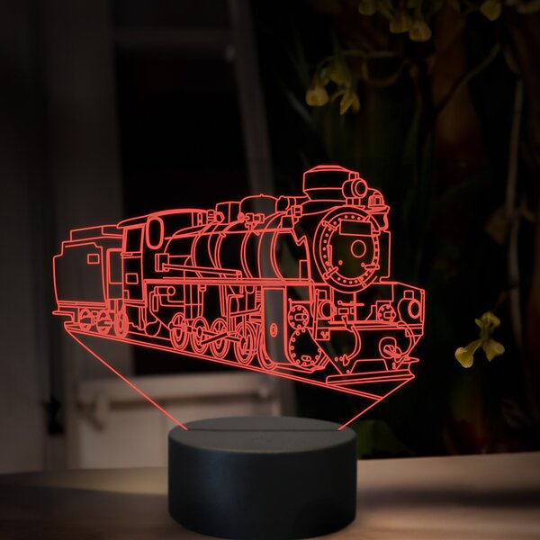 Beling 3D lampa, Parný rušeň U57.0, 16 farebná, SXR81