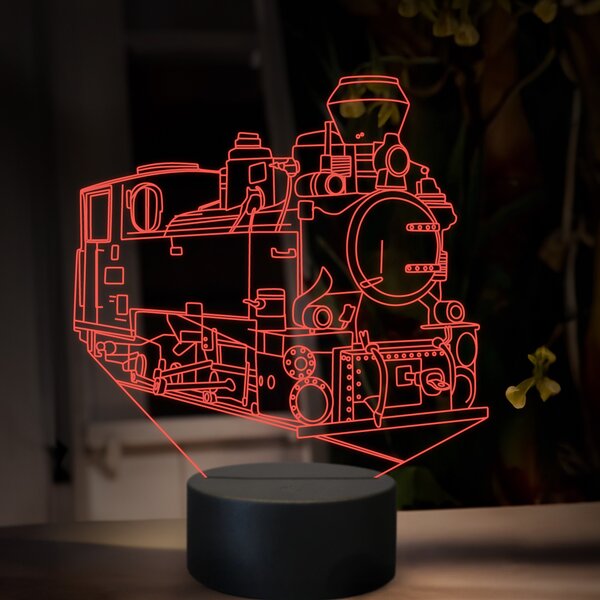 Beling 3D lampa, Parný rušeň U46.0, 16 farebná, SXR80