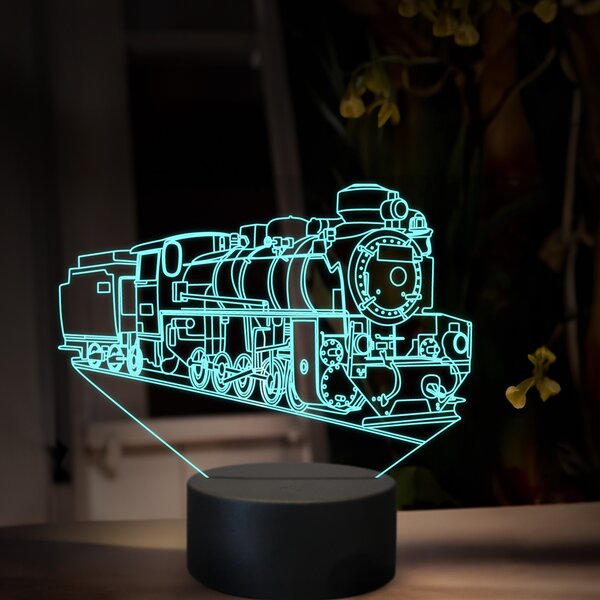 Beling 3D lampa, Parný rušeň U57.0, 16 farebná, SXR81