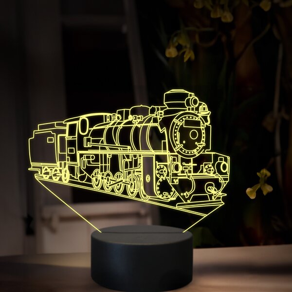 Beling 3D lampa, Parný rušeň U57.0, 16 farebná, SXR81