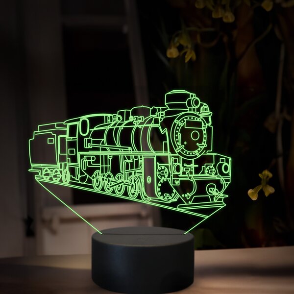 Beling 3D lampa, Parný rušeň U57.0, 16 farebná, SXR81