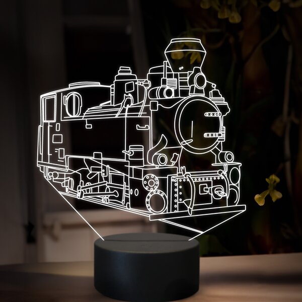 Beling 3D lampa, Parný rušeň U46.0, 16 farebná, SXR80