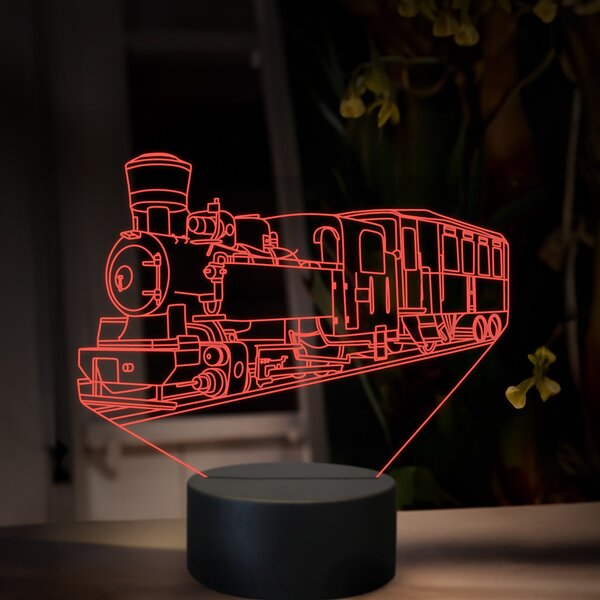 Beling 3D lampa, Parný rušeň U175, 16 farená, SXR83