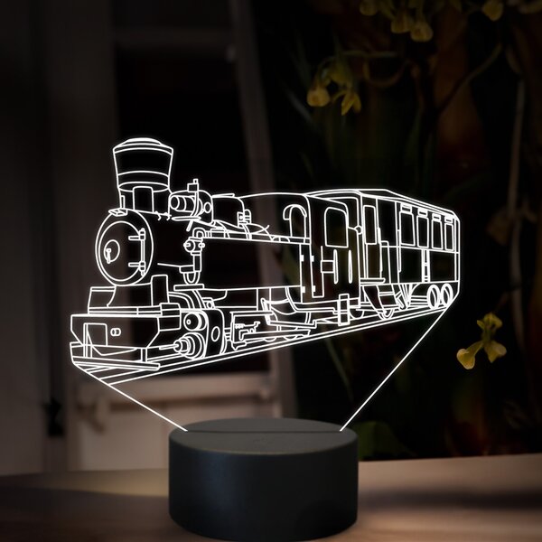 Beling 3D lampa, Parný rušeň U175, 16 farená, SXR83
