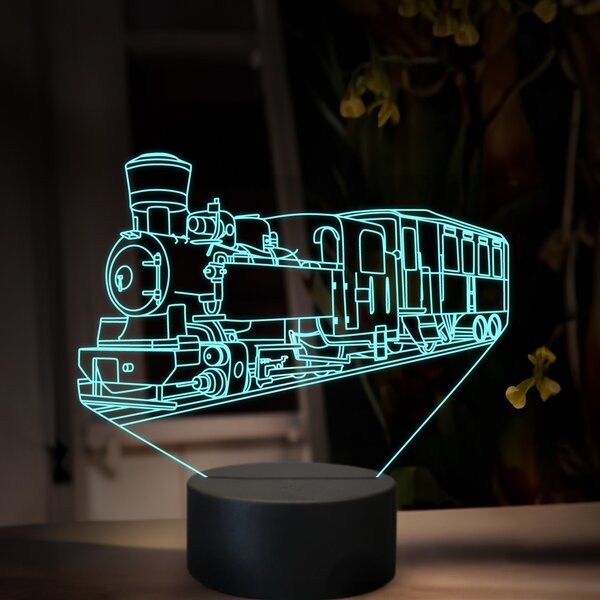 Beling 3D lampa, Parný rušeň U175, 16 farená, SXR83