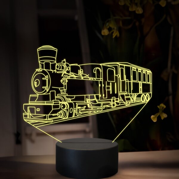 Beling 3D lampa, Parný rušeň U175, 16 farená, SXR83