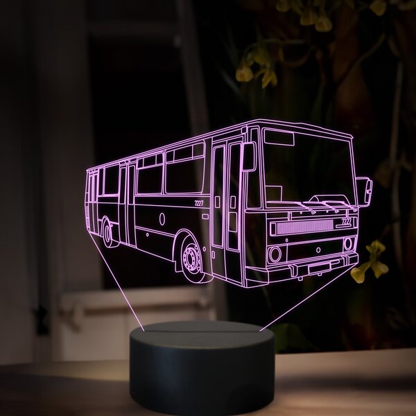 Beling 3D lampa, Karosa B 731, 16 farebná, GS22