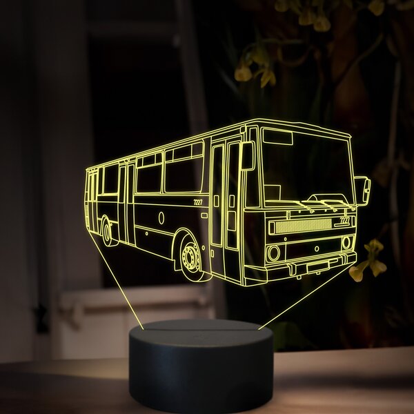 Beling 3D lampa, Karosa B 731, 16 farebná, GS22