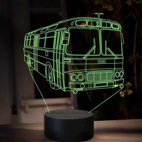 Beling 3D lampa, Karosa ŠL 11, 16 farebná, GS26