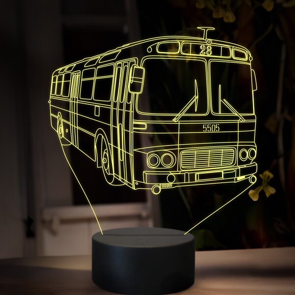 Beling 3D lampa, Karosa ŠL 11, 16 farebná, GS26