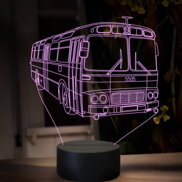 Beling 3D lampa, Karosa ŠL 11, 16 farebná, GS26