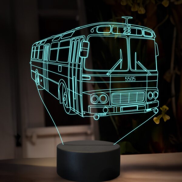 Beling 3D lampa, Karosa ŠL 11, 16 farebná, GS26