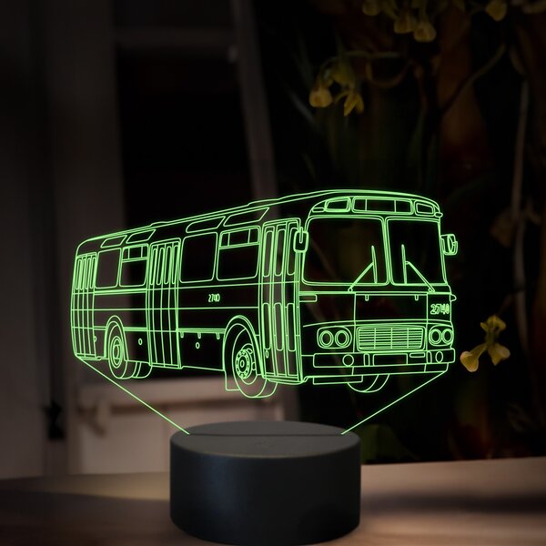 Beling 3D lampa, Karosa ŠM 11, 16 farebná, GS27