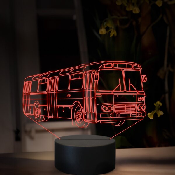 Beling 3D lampa, Karosa ŠM 11, 16 farebná, GS27