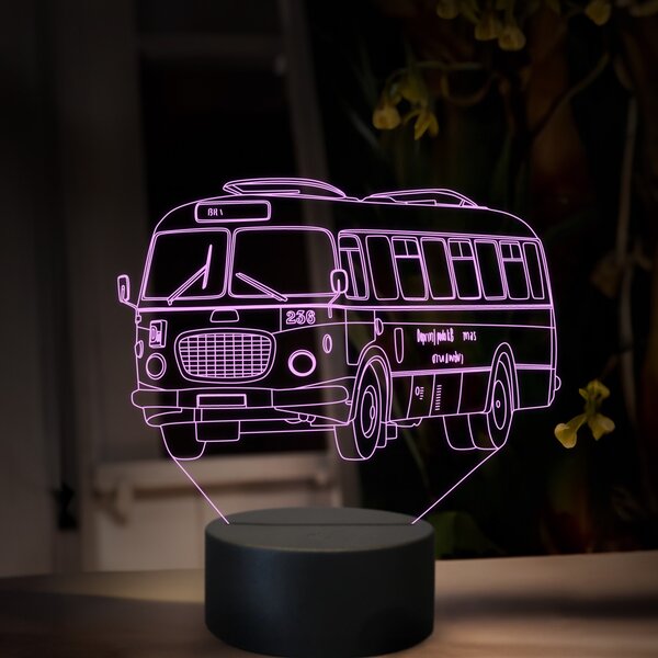 Beling 3D lampa, Škoda 706 RTO MTZ, 16 farebná, GS29