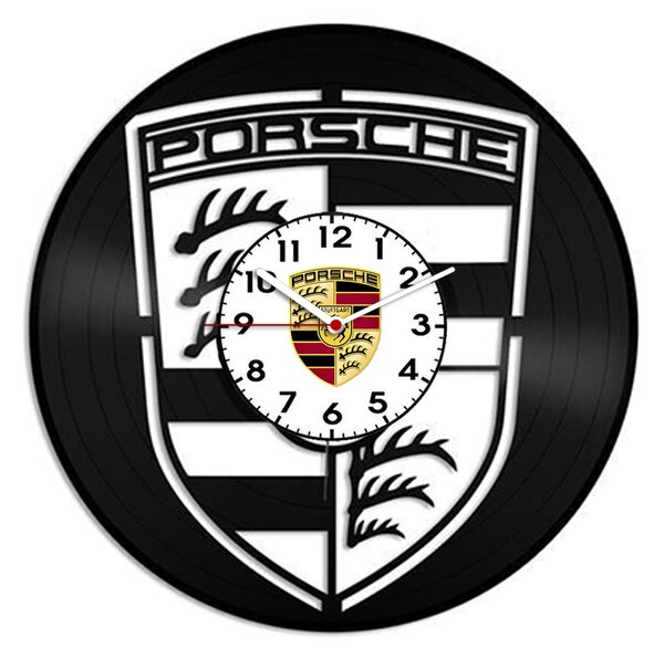 Beling vinylové nástenné hodiny Porche, Q100