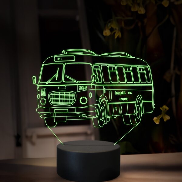 Beling 3D lampa, Škoda 706 RTO MTZ, 16 farebná, GS29