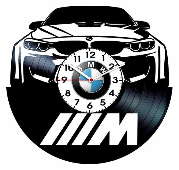 Beling vinylové nástenné hodiny BMW 2, Q91
