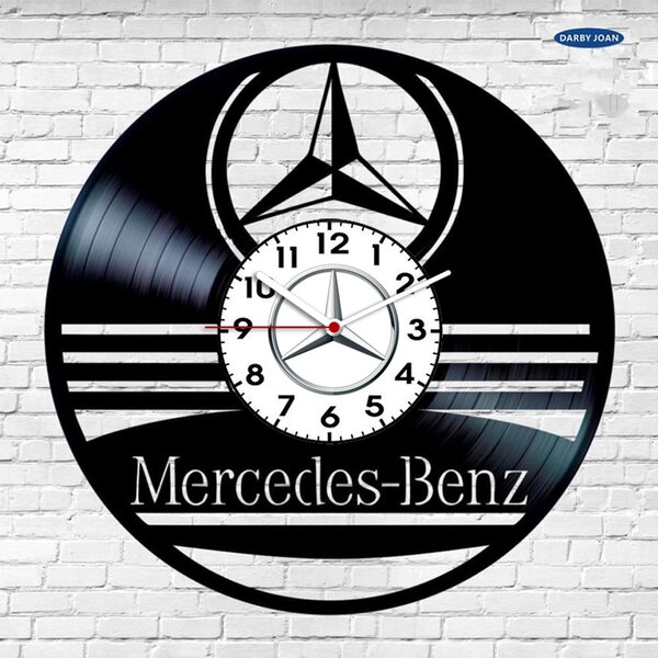 Beling vinylové nástenné hodiny Mercedes, Q98