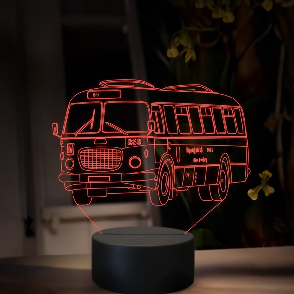 Beling 3D lampa, Škoda 706 RTO MTZ, 16 farebná, GS29