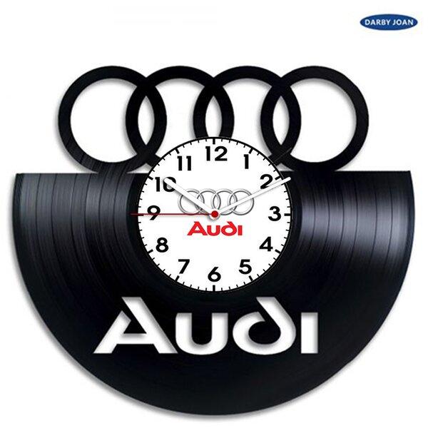 Beling vinylové nástenné hodiny Audi, Q90