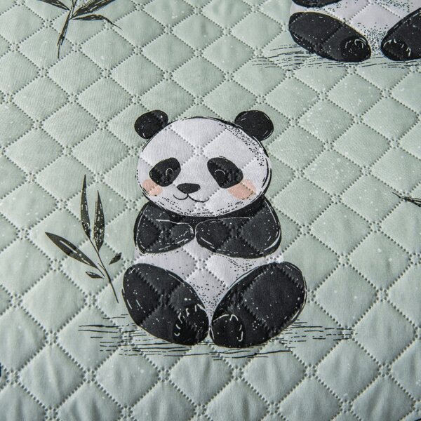 Prehoz na posteľ PANDA RELAX zelený Rozmer: 220 x 240 cm