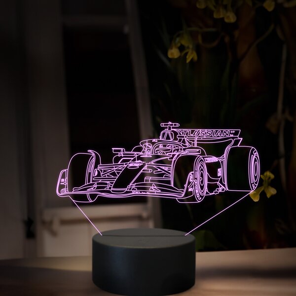 Beling 3D lampa, Carlos Sainz Williams,16 farebná, FF35