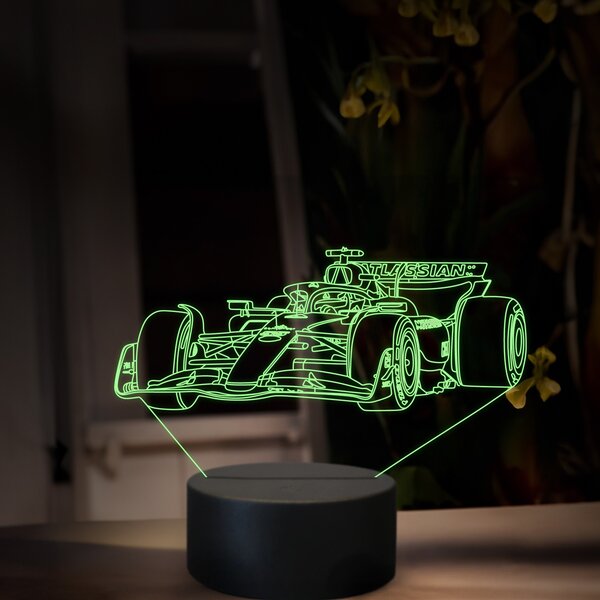 Beling 3D lampa, Carlos Sainz Williams,16 farebná, FF35