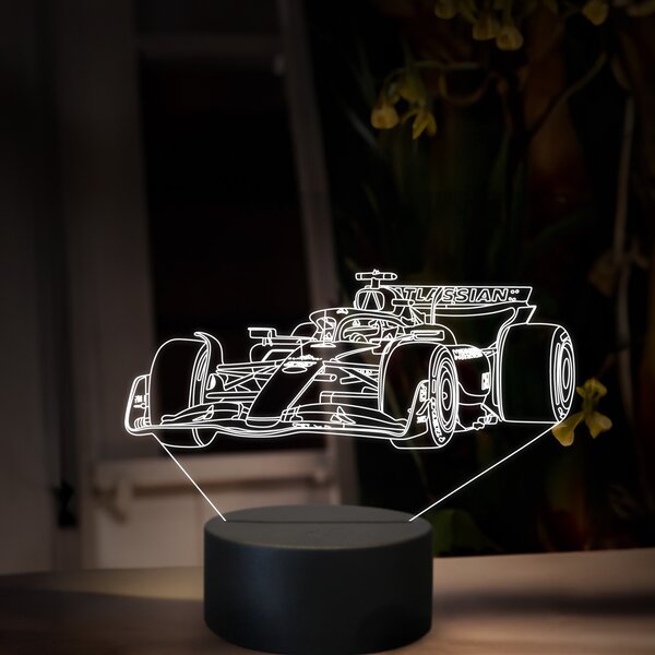 Beling 3D lampa, Carlos Sainz Williams,16 farebná, FF35