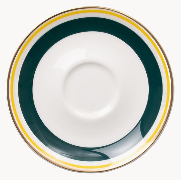 Podšálky z jemného kostného porcelánu Capri, 6 ks