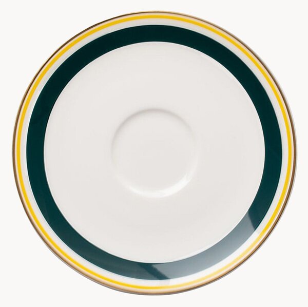 Podšálky z jemného kostného porcelánu Capri, 6 ks