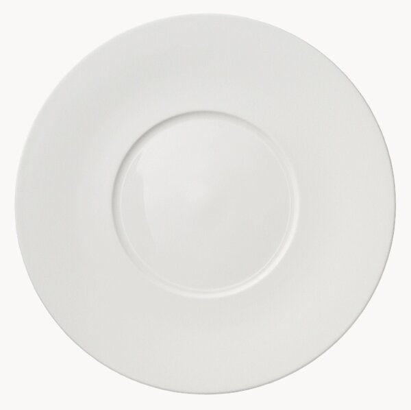 Servírovacie taniere z jemného kostného porcelánu Cross White, 6 ks