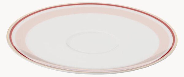 Podšálky z jemného kostného porcelánu Capri, 6 ks
