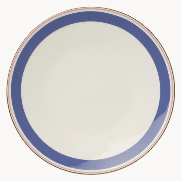 Plytké taniere z jemného kostného porcelánu Capri, 6 ks